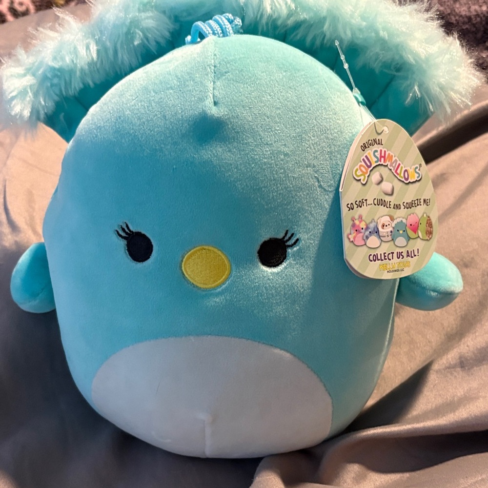 Squishmallow peacock